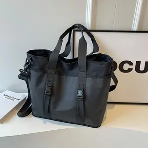 Women's Nylon Handbag with Zipper, Large Capacity Shoulder Bag, Suitable for School, Work, Shopping, and Travel luna  purse fashion hand