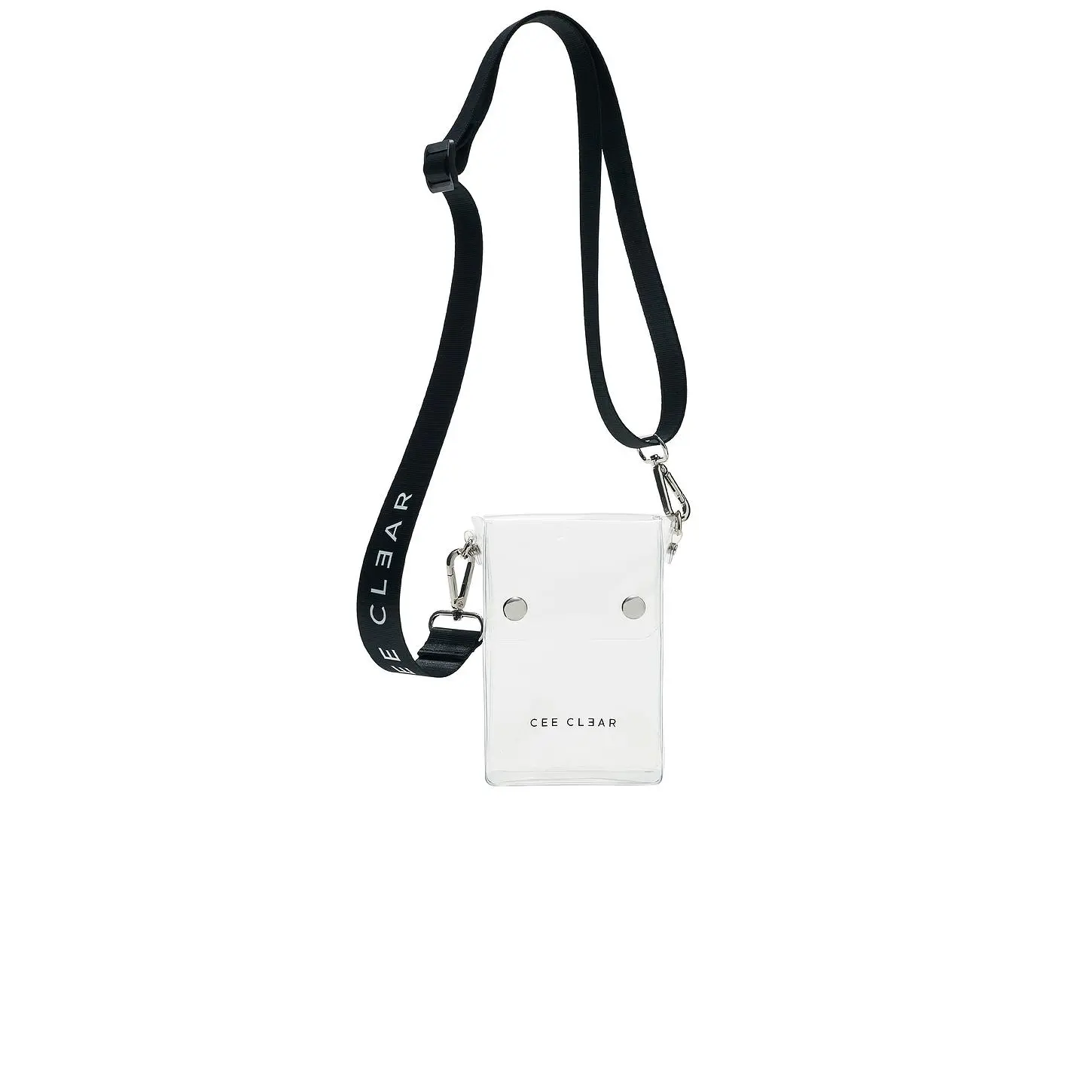 CEE Transparent Women's Minimalist Crossbody Bag, Casual Lightweight Everyday Purse, Luggage & Shoulder Companion Accessory