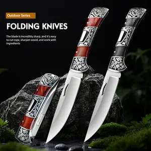 [Cool Pocketknife], Men's Pocketknife With , One, Suitable For Outdoor Survival Camping And Hunting，Kitchen gadgets, Gift For Father
