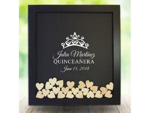 Quinceanera Guest Book Frame