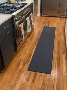 DEXI Kitchen Floor Mats Cushioned Anti Fatigue,17x59, Standing Runner Rug Waterproof, Comfort Memory Foam Padded for Front Sink Laundry Soft Thick Rugs Soft Washable Rugs
