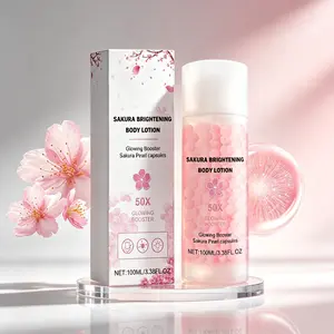 Sakura Glow Body Lotion – Brightening Formula with Pearl Extract, Supports Natural Radiance, 3.38fl.oz / 100ml
