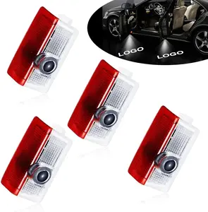 4 PCS Car Door Light Logo LED Car Light Logo Compatible with Accessories A B C E M GL GLA GLC GLE GLS Class W205 W213 W176 W166 RGB LED