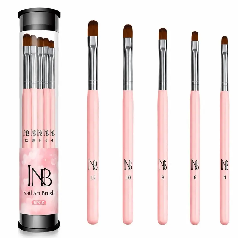 INB Professional Gel Brush Set 5 PCS