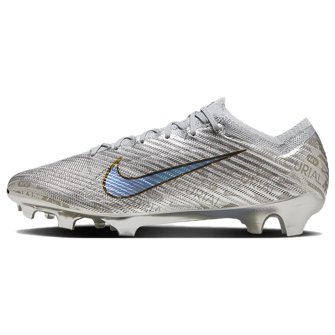 Nike Zoom Mercurial Vapor 15 Elite Xxv Se FG Metallic Silver Soccer Cleats Unisex FB8862-060