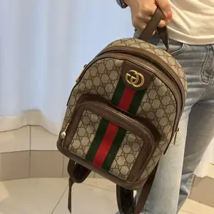 Pre-owned GUCCI RL Ophidia GG Supreme Mini Backpack