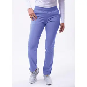 Skinny Leg Yoga Scrubs Pants by Adar (Regular)  XXS-3XL/ Ceil Blue
