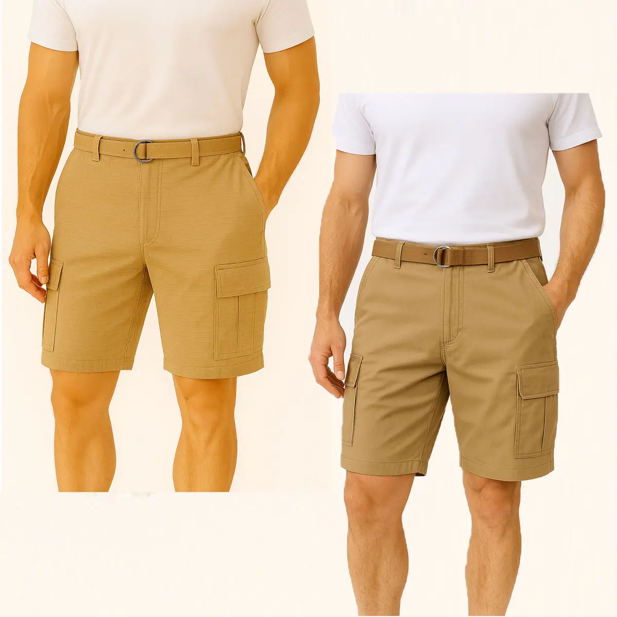 (2 Pack) Khaki-Tea Brown