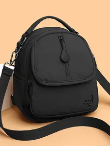 Women's Nylon Backpack, Adjustable Strap, Zip Closure, Fashionable Handbag, Multi-Functional Shoulder Bag, Casual Daily Use, Multifunction Backpack, Multifunctional Backpack, Zipper Backpack