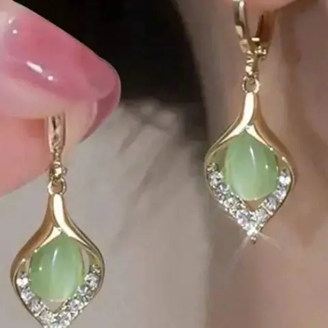 Elegant Water Drop Shaped  Earrings, Dangle Earrings, Dangling Earrings, Dainty Fashion Jewelry, Chic Gorgeous Jewelry for Party, Daily Clothing Decor, Trendy All-match & Exquisite Jewelry for Birthday Gift
