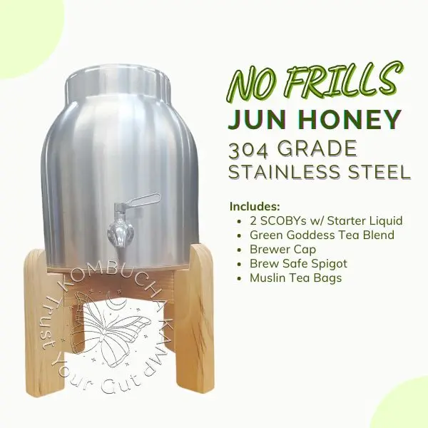 Stainless Steel Vessel with JUN Continuous Brew No-Frills Complete Package
