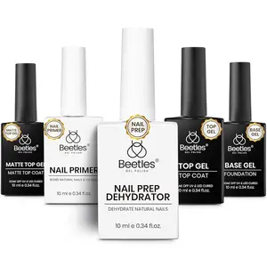 Beetles Gel Polish Set - Top Coat, Base Coat, Nail Dehydrator & Primer, Nail Glue, Peel Off Base Gel, Builder Gel, Liquid Latex, Cuticle Oil  Cosmetic Acrylic  Manicure mothersdaygift Spring Nail Summer Nail Vacation Nail #SummerVibes