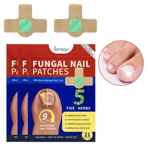 Toenail Fungus Treatment Extra Strength Nighttime Nail Repair for Damaged,Discolored Nails – 9-Hour Fungal Nail Patch for Strengthening, Toe Nail Heal Sticker, Easy to Apply 21/42/63Pcs