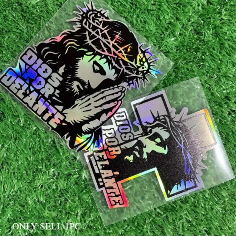 1 piece, religious series colorful car sticker, suitable for car interior central control/storage compartment personality upgrade, diverse religious element design, to meet the aesthetic needs of faith lovers' car accessories