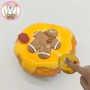 Gingerbread Man Tart Handmade Squishy Toy