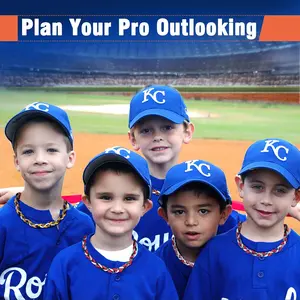 12 Pack Baseball Necklace 18inch, Team Gift for Baseball Funs, Three Braided Titanium Tornado Rope Design, with Muti - Color for Pick