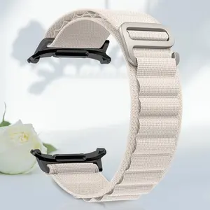 Durable Nylon Sport Strap for Samsung Galaxy Watch Ultra 47mm, Breathable Replacement Wristband, Men/women, Fits Galaxy Watch 7 Ultra