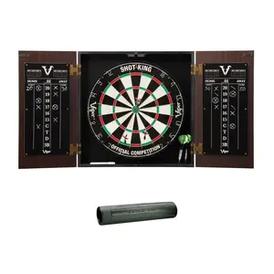 Viper Stadium Cabinet with Shot King Sisal Dartboard & Padded Dart Mat