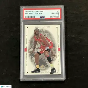 1998 SP Authentic #3 Michael Jordan PSA 8 NM-MT Bulls