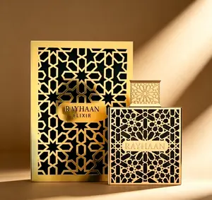 Rayhaan Elixir EDP 100ml Unisex Aromatic Amber Woody Perfume Bergamot Mint Lavender Benzoin Vanilla Tonka Bean Long Lasting Luxury Oriental Scent