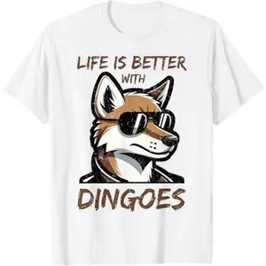 Australian Dingo Dog Enthusiast Wild Dingo T-Shirt