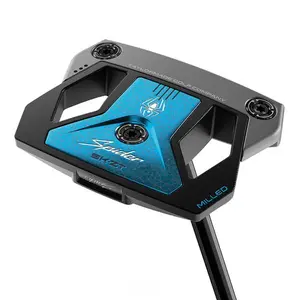 Spider ZT Putter - Precision-Milled 303 Steel Face & 6061 Aluminum Back Cambered Sole for Square Aim Pure Roll Insert High-MOI Stability