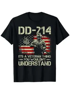 DD-214 It's A Veteran Thing You Wouldn't Understand DD-214 T-Shirt Made in USA t-shirt