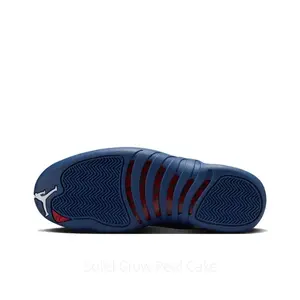 Retro High-Top Basketball Sneakers White and Blue