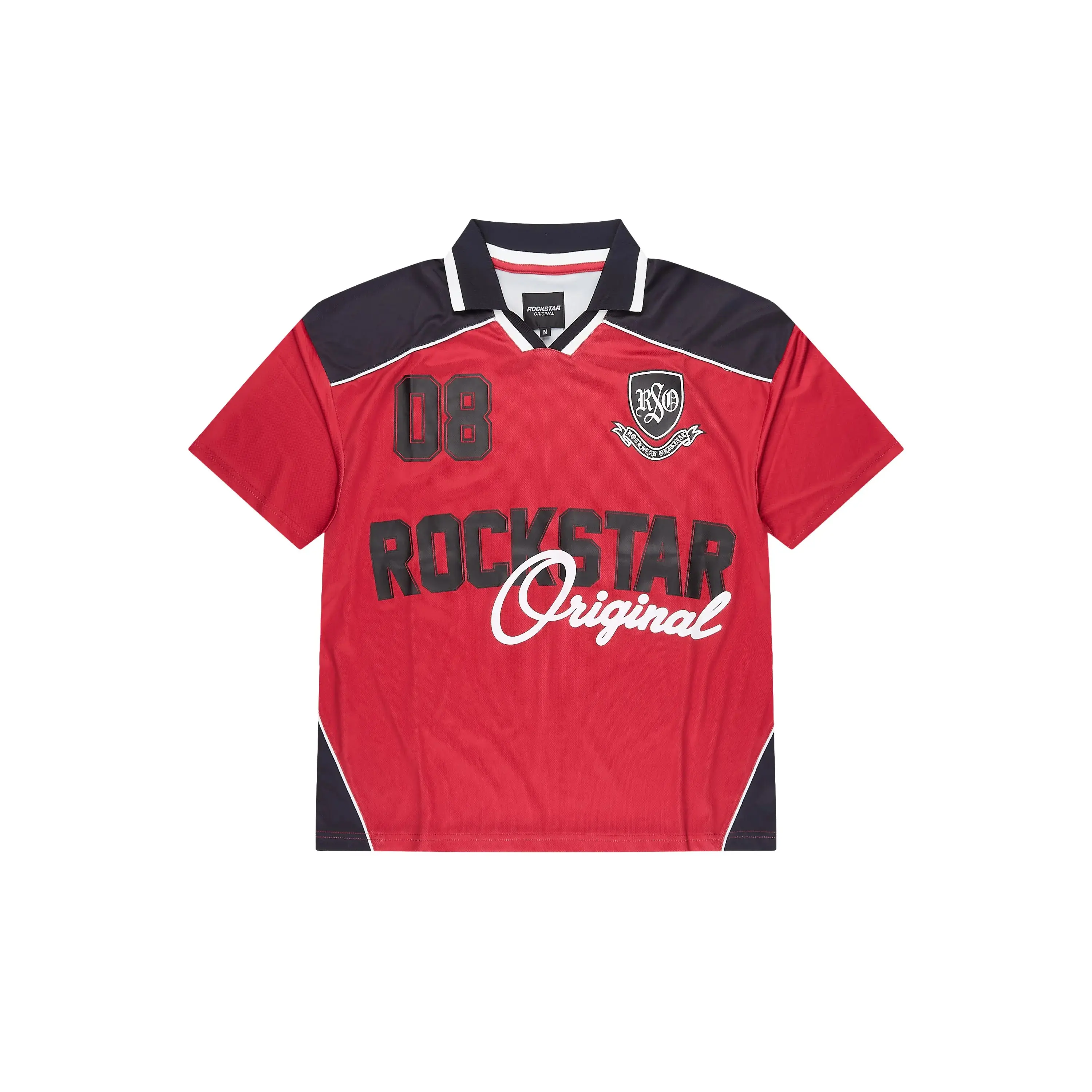 Roche Red World Soccer Inspired Graphic Jersey