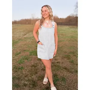 White Floral Lace Tank