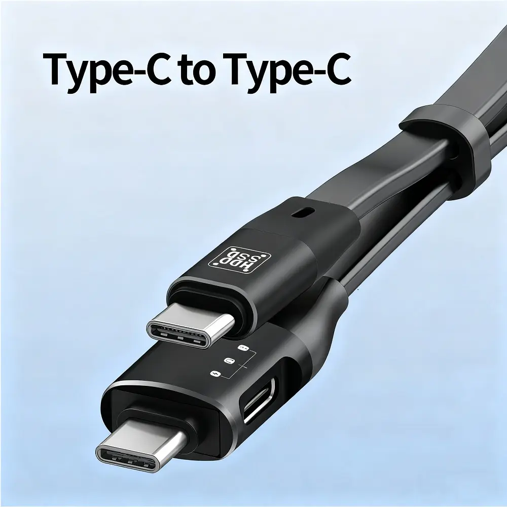OTG Data Charging Adapter Cable for Huawei Phones iPad Tablets Type-C Headphones Sound Cards USB Flash Drives Card Readers Type-C to Type-C