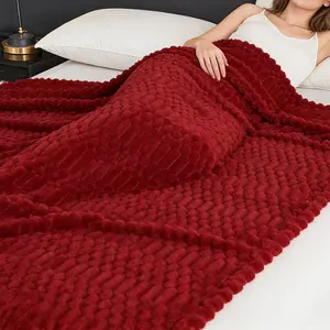 Soft Velvet Blanket, Dual-Sided Soft Skin-Friendly, Living Room Decorative Blanket, Soothing Blanket, Dormitory Single Bed Cover, Throw Blanket, Soft Cozy Blanket