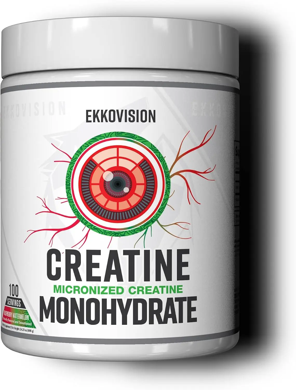 Creatine Monohydrate Powder, Raspberry Watermelon, 100 Servings Micronized, Pre & Post Workout Supplement for Men & Women, Energy Support, Easy to Mix in Shakes, Smoothies & Beverages Fitness Supplement
