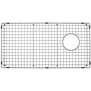 28.27-in x 14.37-in Side Drain Heavy-Duty Stainless Steel Sink Grid NDG2814S