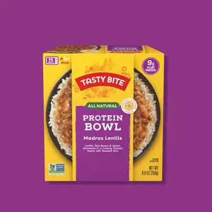 Madras Lentils Protein Bowl, 8.8 Oz - 6 Pack