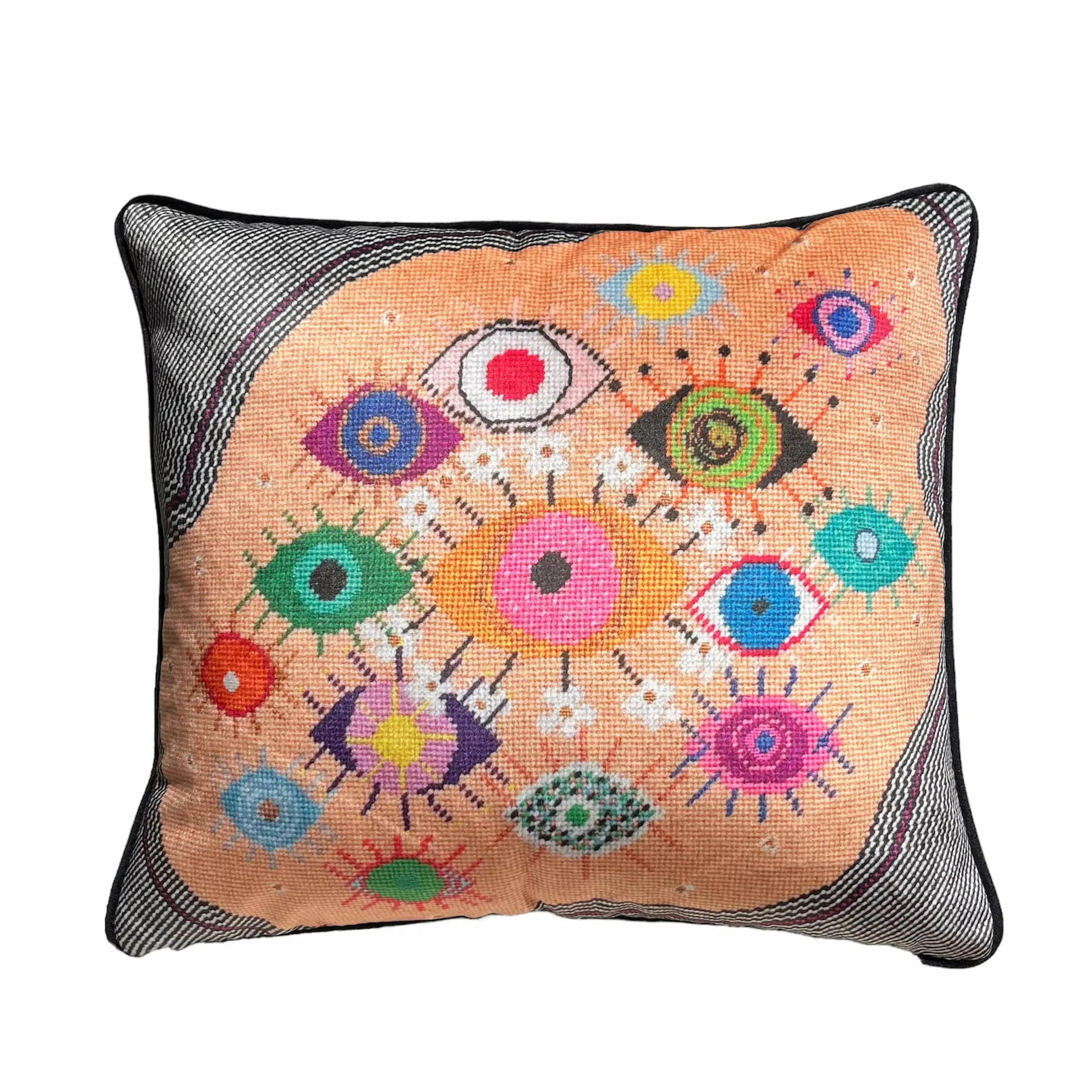 Mommani Threads Velvet IDOLEYES Handmade Feather Down Pillow