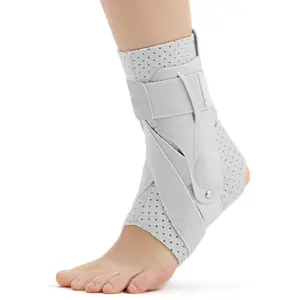 Sports Ankle Brace, Ankle Protection To Prevent Sprains, With Support Plate, Compression, Breathable, And Adjustable Ankle Guard.
