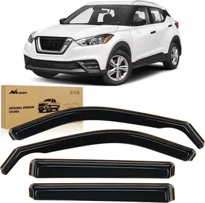 Nilight in-Channel Rain Guards for Kicks 2018 2019 2020 2021 2022 2023 2024, Vent Window Visors, Original Window Deflectors-4PCS Car Accessories Auto Accessories  dealsforyoudays