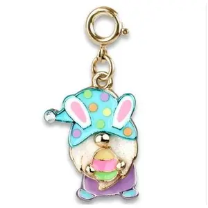 Gold Easter Gnome Charm