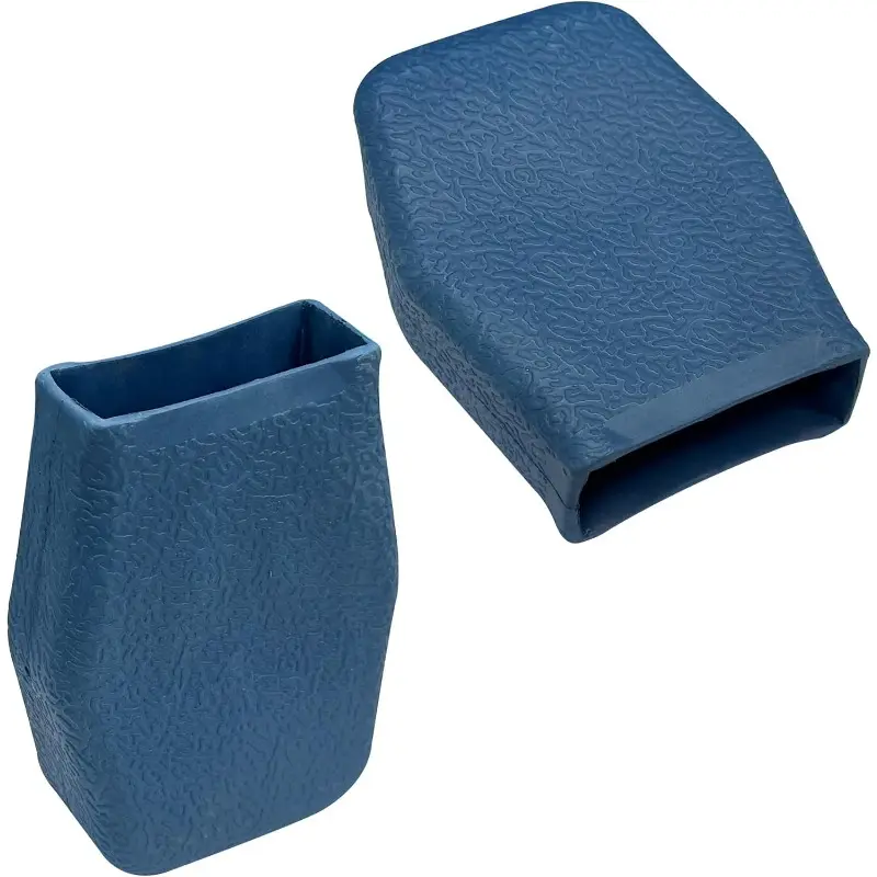 AC19-2 Rubber End Caps Replacement for Werner Fiberglass & Aluminum Stabilizer Bumpers, Telescopic Extension Ladder Covers Pads Boots Accessories (2 Pack)