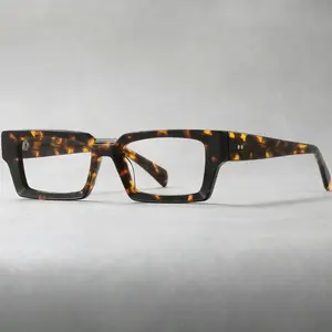 From Office to Party in One Frame! FYTOO Clear Acetate Glasses. Non-prescription, unisex rectangle frame. The perfect versatile gift. 6608-C2 #ClearGlasses #GiftGuide