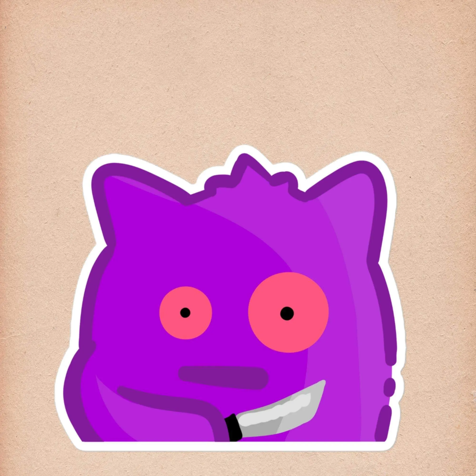 Gengar - Pokemon Sticker (Knife)