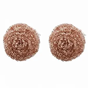Soldering Iron Tip Cleaner Brass Steel Ball 2 Pack – Dross Cleaner Mesh Filter Tin Remover for Soldering Tools
