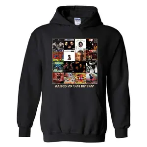 Raised On 90s Hip Hop Hoodie, Hip Hop Music Shirt, Music Lover Gift, 90s Hip Hop, Old School Style, Throwback Vibes, Unisex Sweater Pullover Tee