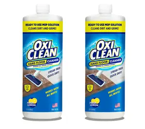 OxiClean Set of 2 Fersh Lemon Mop Solution & Floor Cleaner