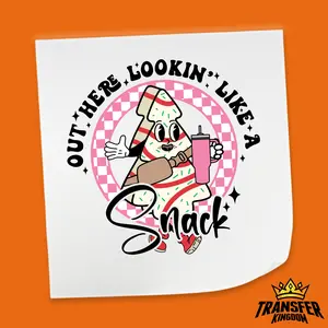 LOOKIN LIKE A SNACK Design - Christmas DTF Heat Transfer