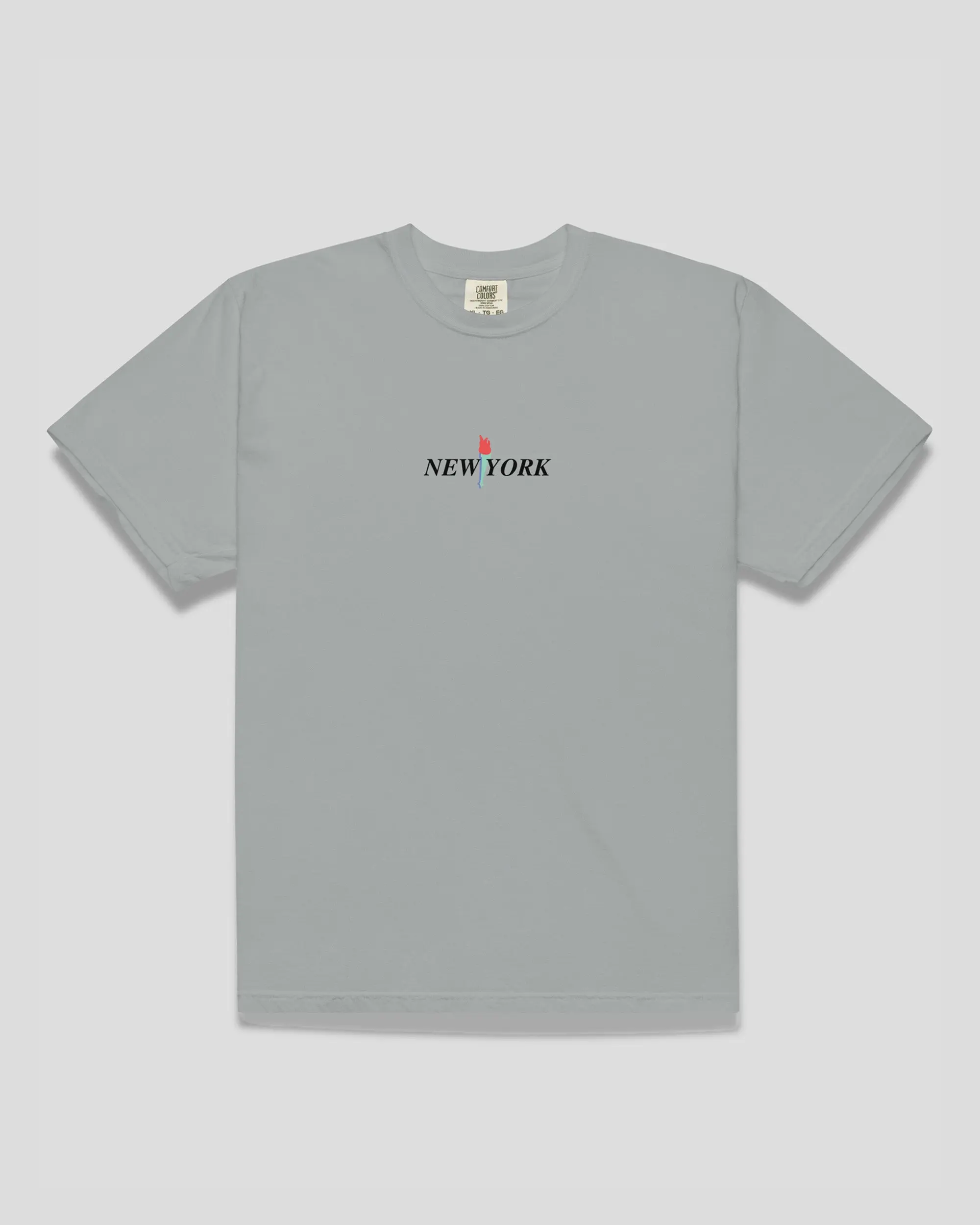 Brooklyn Cloth Up All Hours Tee, Garment Dyed Heavyweight T Shirt, 100% Ring Spun Cotton, Relaxed Unisex Fit, Soft Breathable Fabric, Multiple Color, Small to X-Large