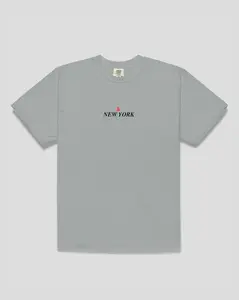 Brooklyn Cloth Up All Hours Tee, Garment Dyed Heavyweight T Shirt, 100% Ring Spun Cotton, Relaxed Unisex Fit, Soft Breathable Fabric, Multiple Color, Small to X-Large