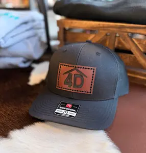 Custom Branded Hat - Black/Brown