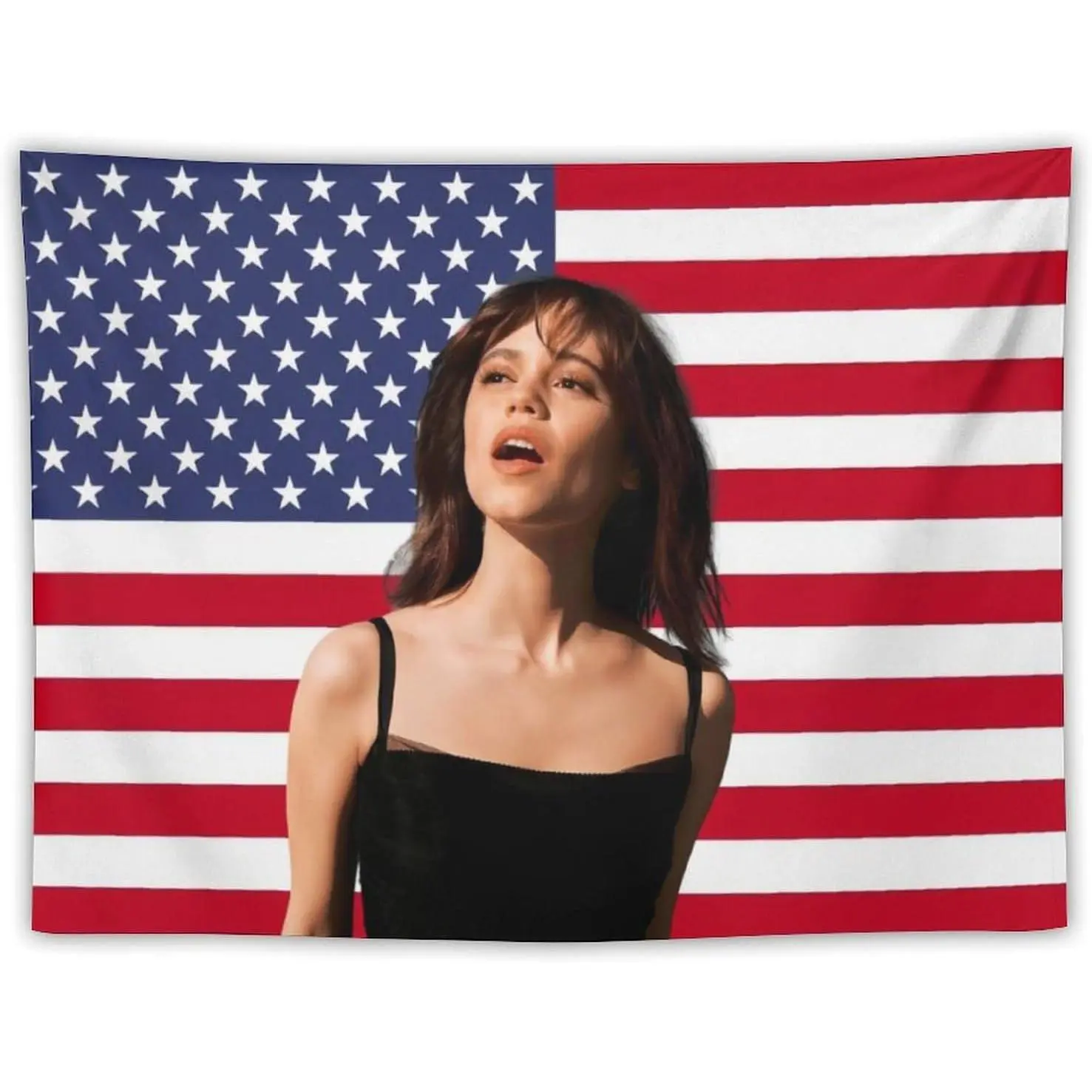 High-Quality Thick Decorative Rectangular Jenna Ortega Funny Poster Tapestry - 30x40 in Hangable Indoor Wall Decor, Living Room Home Art Merch